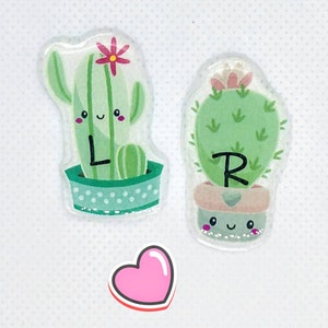 Custom cactus lead letter x-ray markers with initials