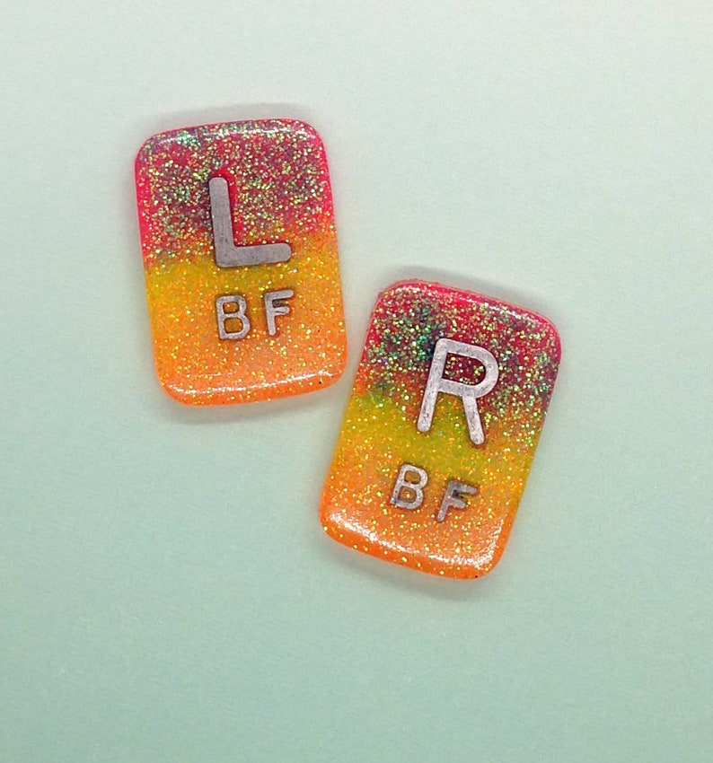 Xray markers with initials resin xray markers lead letter Etsy