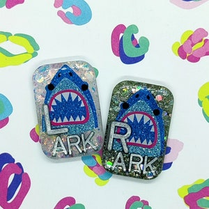 Beach Nightmare lead letter x-ray markers with initials