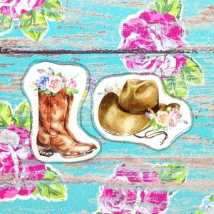 Cowgirl lead letter x-ray markers with initials