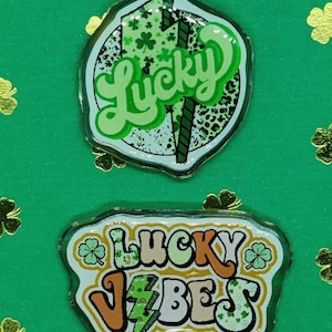 Lucky vibes custom lead letter x-ray markers with initials
