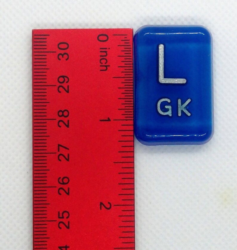 The OG Lead Letter Xray Marker With Initials Etsy