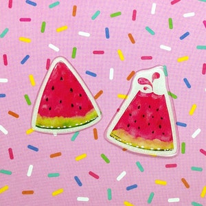 Watermelon custom lead letter x-ray markers with initials
