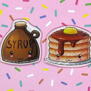 Pancakes and Syrup custom lead letter x-ray markers with initials