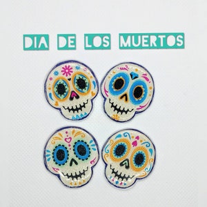Sugar skull x-ray markers with initials unmarked