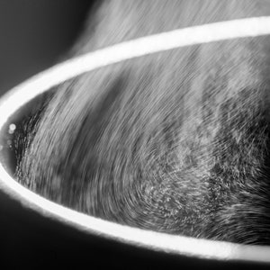Caffeine Clouds: Macro close up photograph