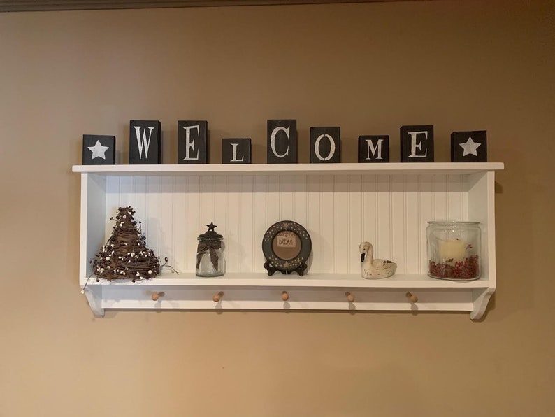 48 Primitive French Country Shelf Multiple Colors Etsy