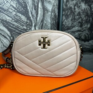 Tory Burch, Bags, Final Price Tory Burch Kira Pebbled Small Convertible  Shoulder Bag In New Cream