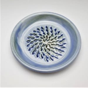 Garlic Grater Dish Garlic and Oil Dipping Bowl Blue and -  Israel