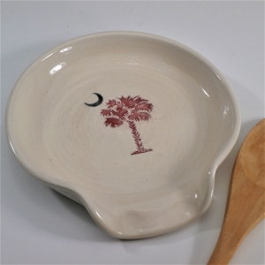 Spoon Rest w/ Palmetto Tree image 1