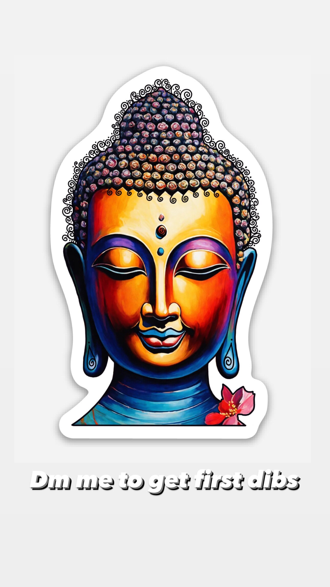 Beautiful Colorful Buddha Waterproof 3