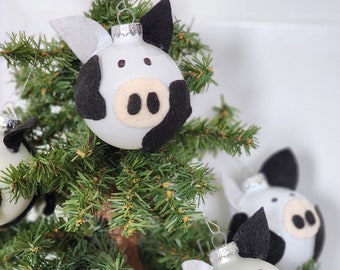 Cow Christmas Tree Ornament