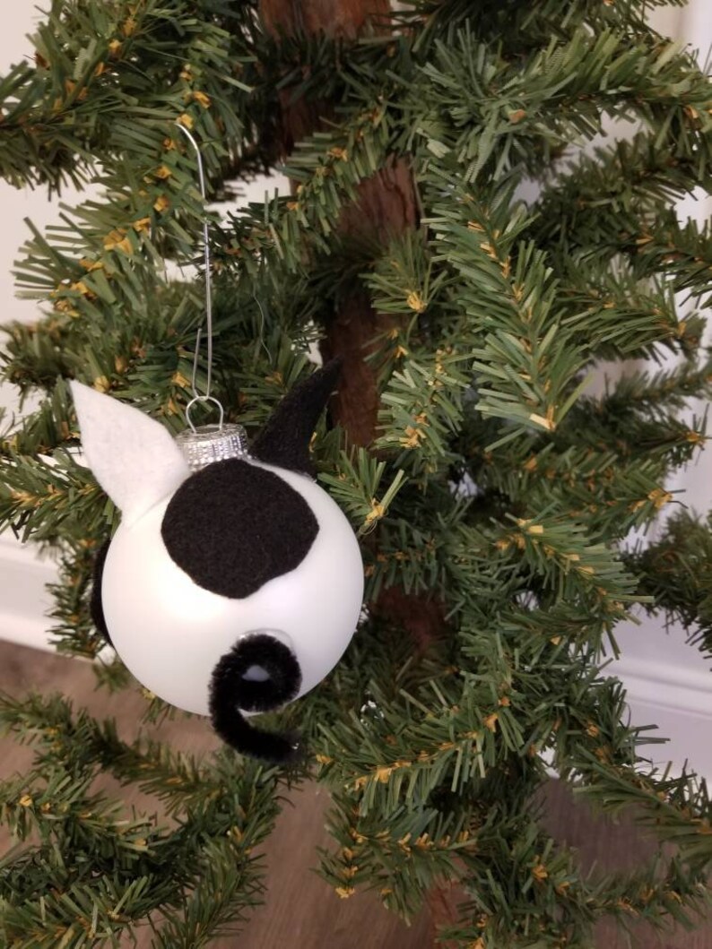 Cow Christmas Tree Ornament Etsy