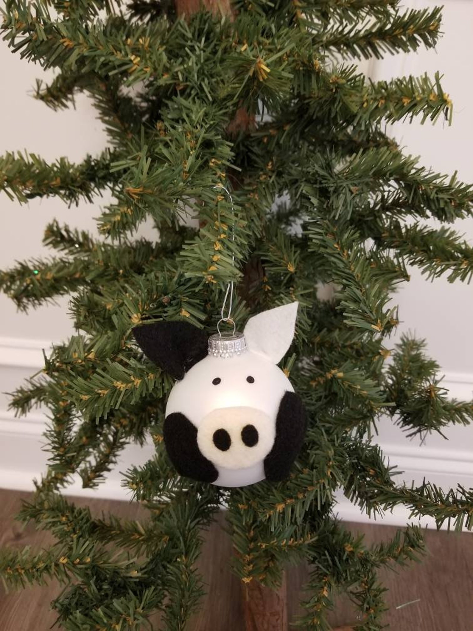 Cow Christmas Ornaments 