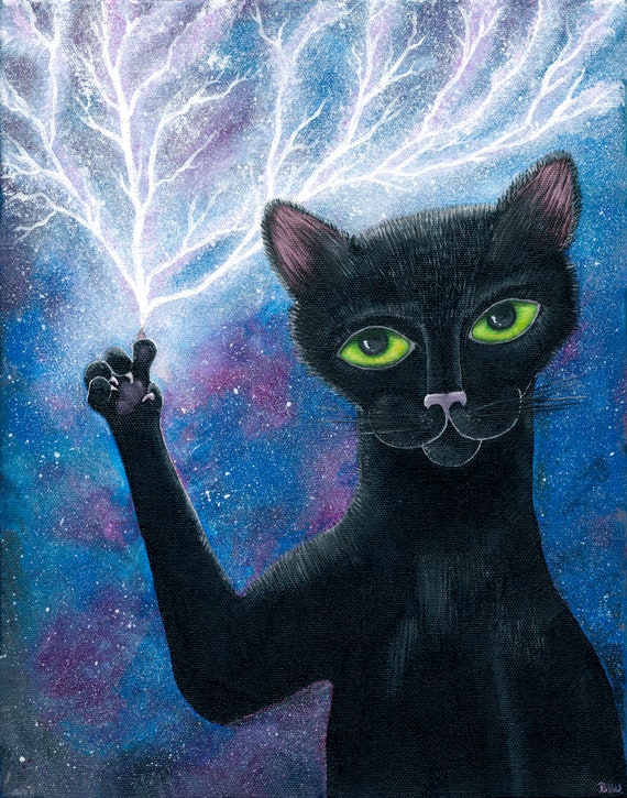 lightning cat by betty