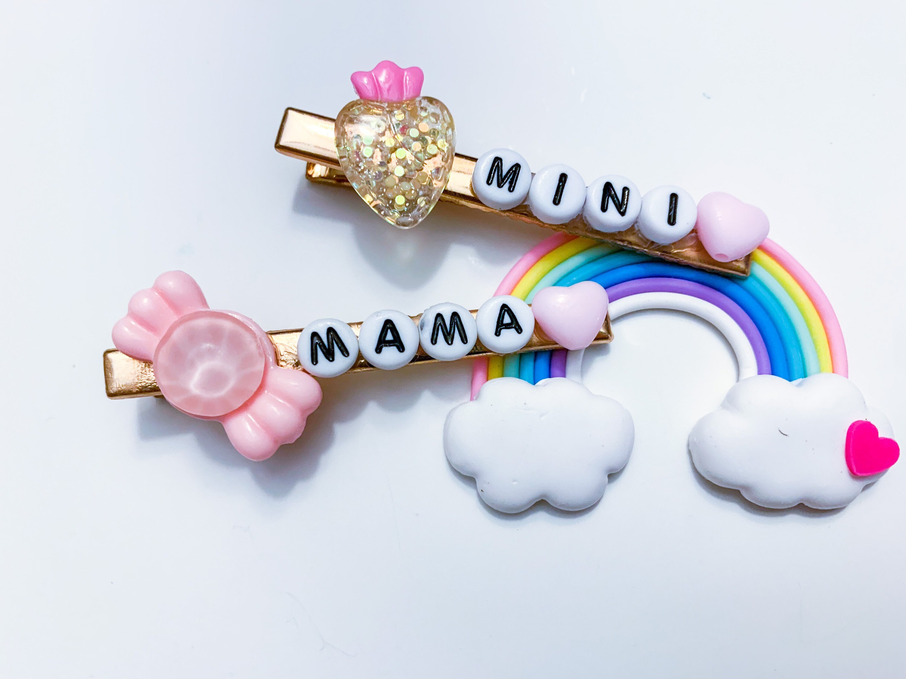 Mama Mini hair clips toddler hair clips hair barrette Etsy