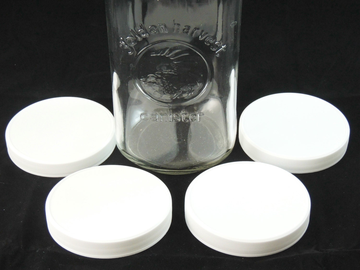 4 REPLACEMENT LIDS 4 for Vintage Golden Harvest Etsy