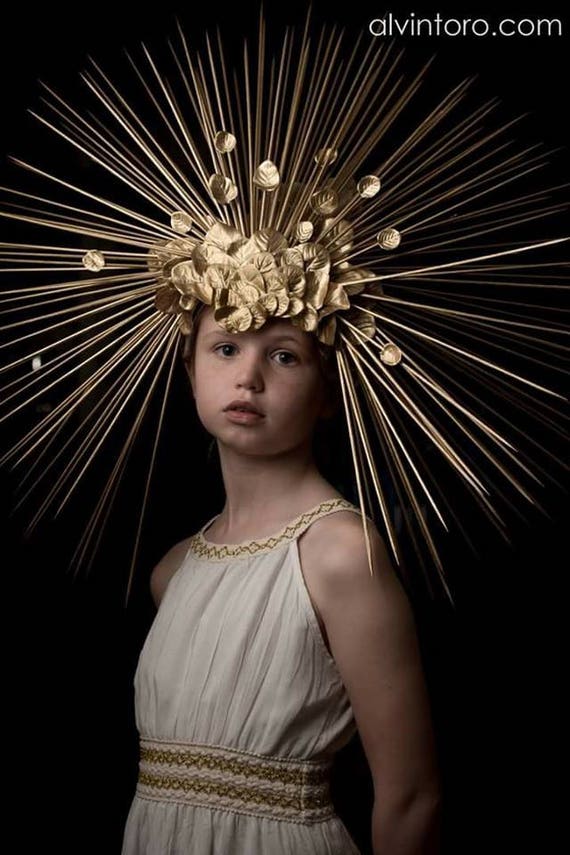 Aztec Goddess Headpiece