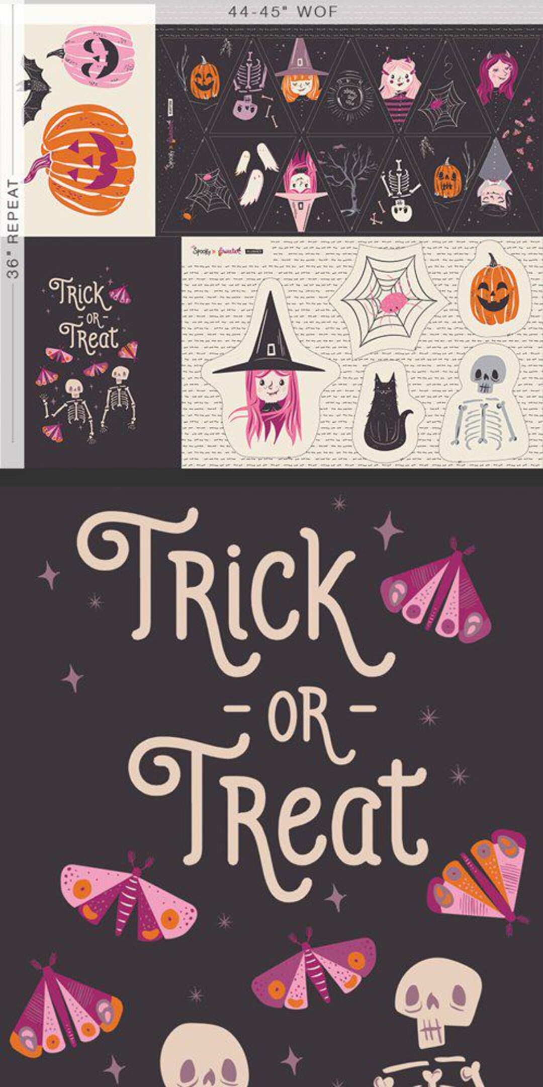 Spooky N' Sweeter Sweet Haunting Panel - Etsy