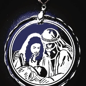 Adorno de Natividad - Vidrio Grabado