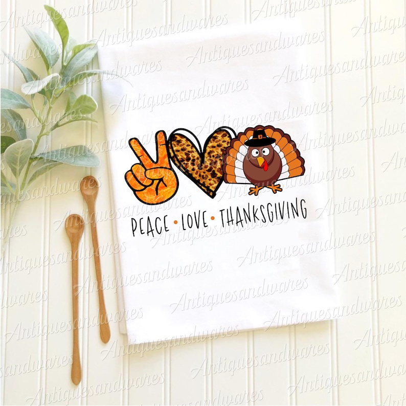 Peace Love Thanksgiving Svg Turquie Thanksgiving Svg ...