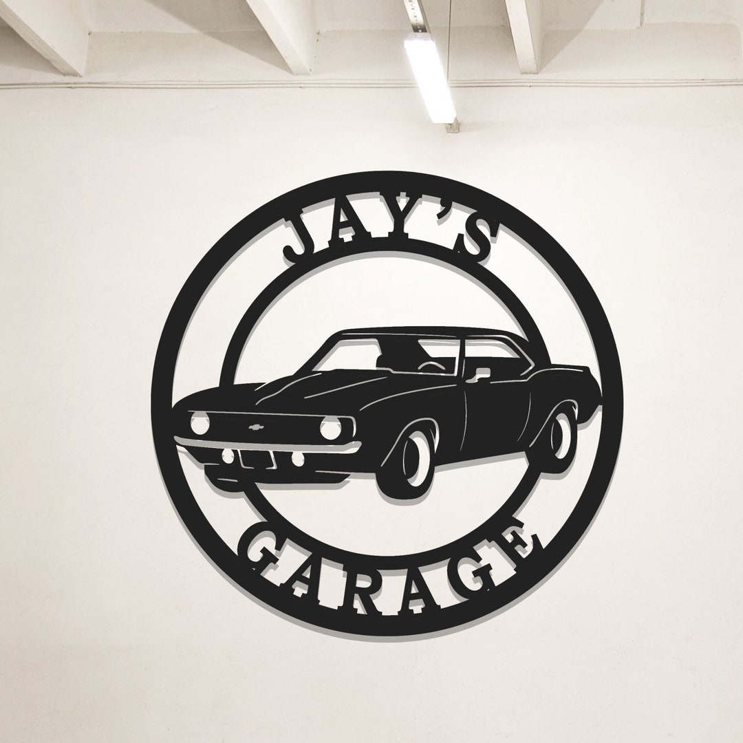 Classic Camaro Garage Sign for the Man of the House RMW 449 Etsy