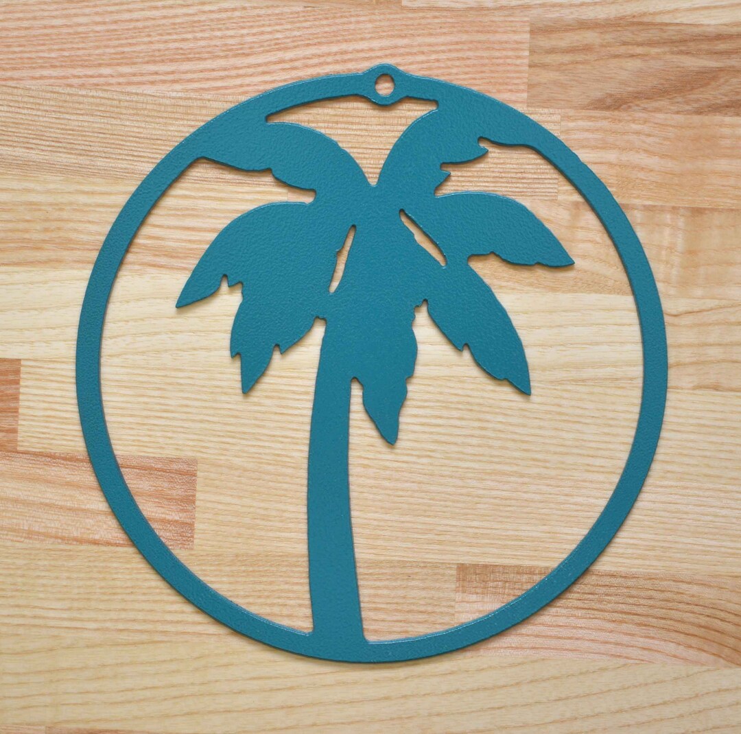 Palm Tree Wall Decor Etsy