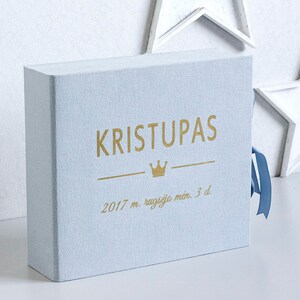 Time capsule box with gold lettering, Large memory box, baby gift box, Baby memory box, Christening Box, Baby Keepsake box, Baby boy box