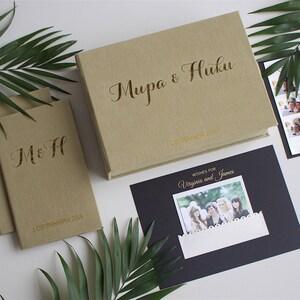 Hochzeitsfeier Foto-Gästebuch Alternative - Karten mit Fragen, interaktive Hochzeitsaktivität, Hochzeit Mad Lib - Ratschlagkarten mit Box