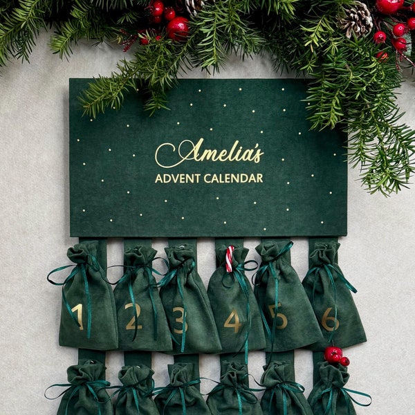 Handmade Advent Calendar Etsy