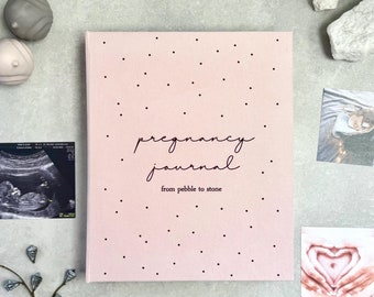 Personalisiertes Schwangerschaftstagebuch: Babyandenken-Erinnerungsbuch, Geschenk für neue Mutter