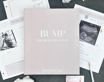 Pregnancy Journal, Pregnancy Planner, Pregnancy Diary, Baby Book, Pregnancy Gift, Pregnancy Milestone, pregnancy announcement
