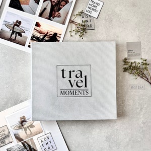 Álbum de fotos moderno personalizado con páginas magnéticas, libro de recuerdos, álbum de fotos de viajes, álbum de bodas grande, álbum de fotos familiar