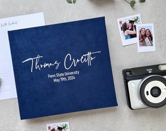 Personalized Graduation Guest Book As Gift | Graduation Party Gift | Memory guest book | Instax wishes book | Graduation Wishes Book