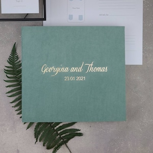 Instax Mini Album, Instax Photo Album, Instax Guest Book, Green Guest Book