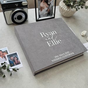 Personalized Wedding Photo Guest book, Modern Photo Guest Book, Instax Wedding Guest Book, Photo Booth Guest book Album, Gift for Wedding