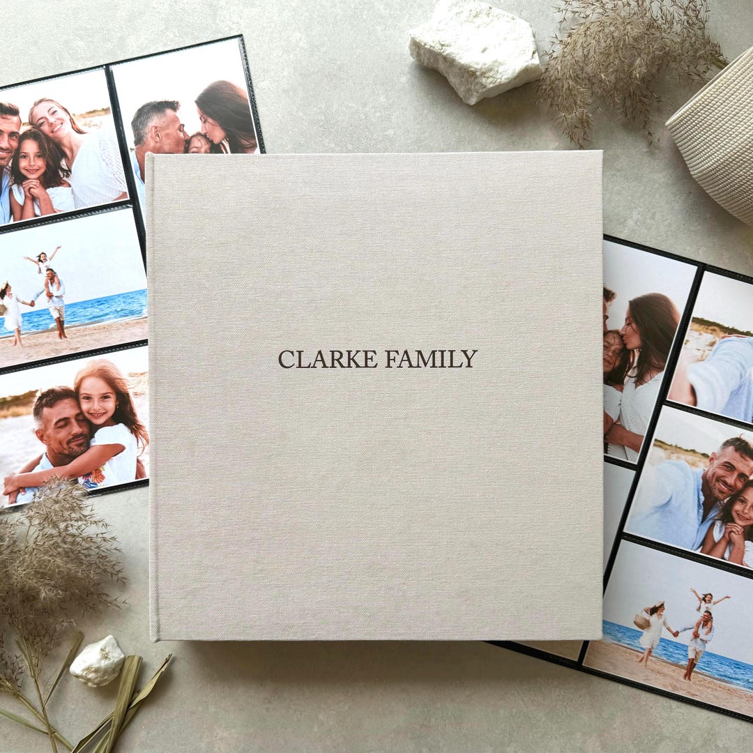 Personalized Family Photo Album | Wedding Memories Holder for 4x6 ...