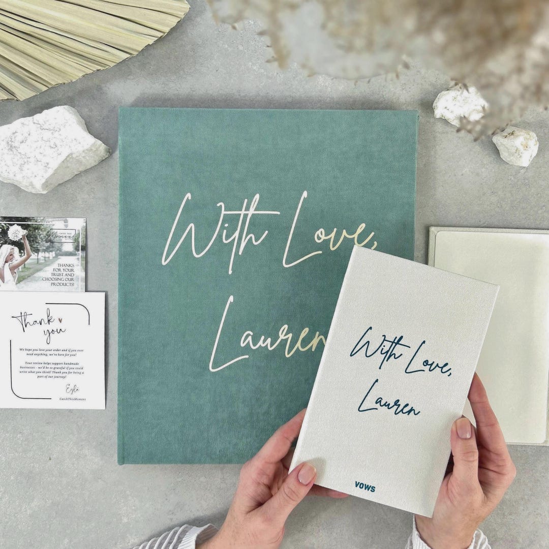 Officient Folder Personalized Wedding Celebrant Folder With Vows | A4 Ceremony Book ...