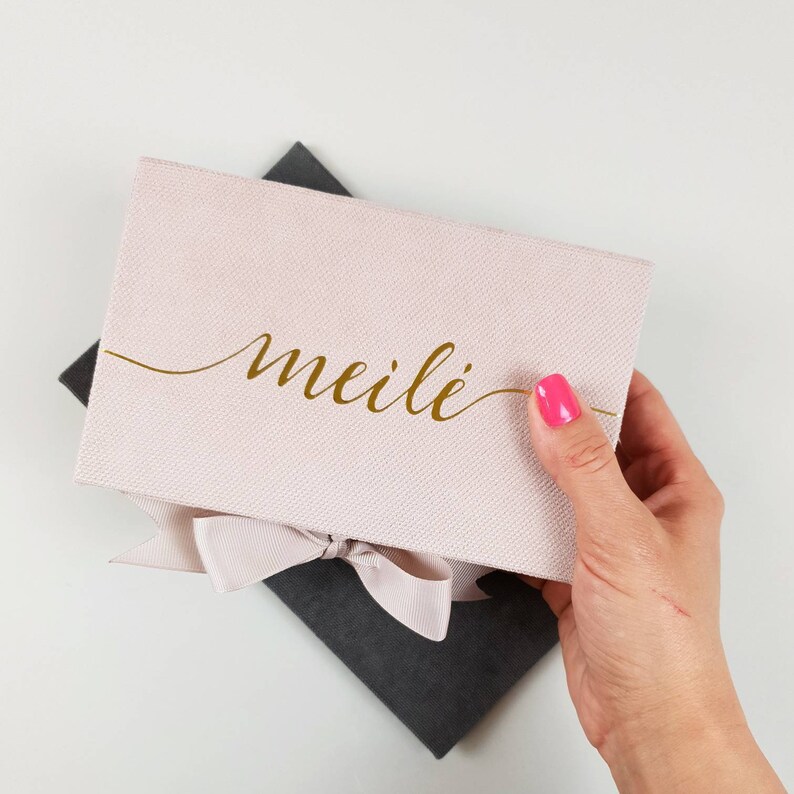 Personalized Keepsake Clamshell Box, Presentation gift box, Wedding, Birthday Congratulations Money Cash Gift Box