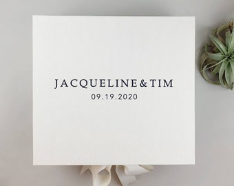 Personalized Luxury Wedding Box, Wedding Envelopes Box or Wedding Card Box, Wedding memory box, Wedding keepsake box
