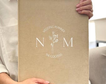 Personalized Wedding Planner Book: Custom Bridal Binder Organizer