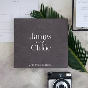 Wedding Guest Book Alternative, Wedding Photo Album for All Instant Film Sizes I Mini I Wide I Square I Photobooth, Custom guest book