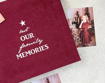 Aangepast fotoalbum met zelfklevende pagina's | Reisfotoboek | Zelfklevend plakboek