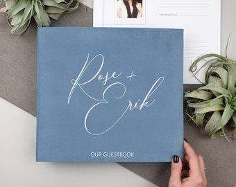 Libro de firmas personalizado para bodas, compatible con fotos Polaroid, fotomatón de 2x6, 4x6 e Instax, y deseos.
