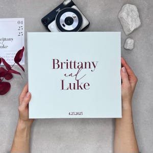 Photo Wedding Guest Book Alternative: Custom Instant Film Album, Gift For Wedding