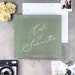 Wedding Album Olive Green With Foil Gold Lettering, Personalized Photo Guest Book, Instax Wedding Book, Photo Booth Album