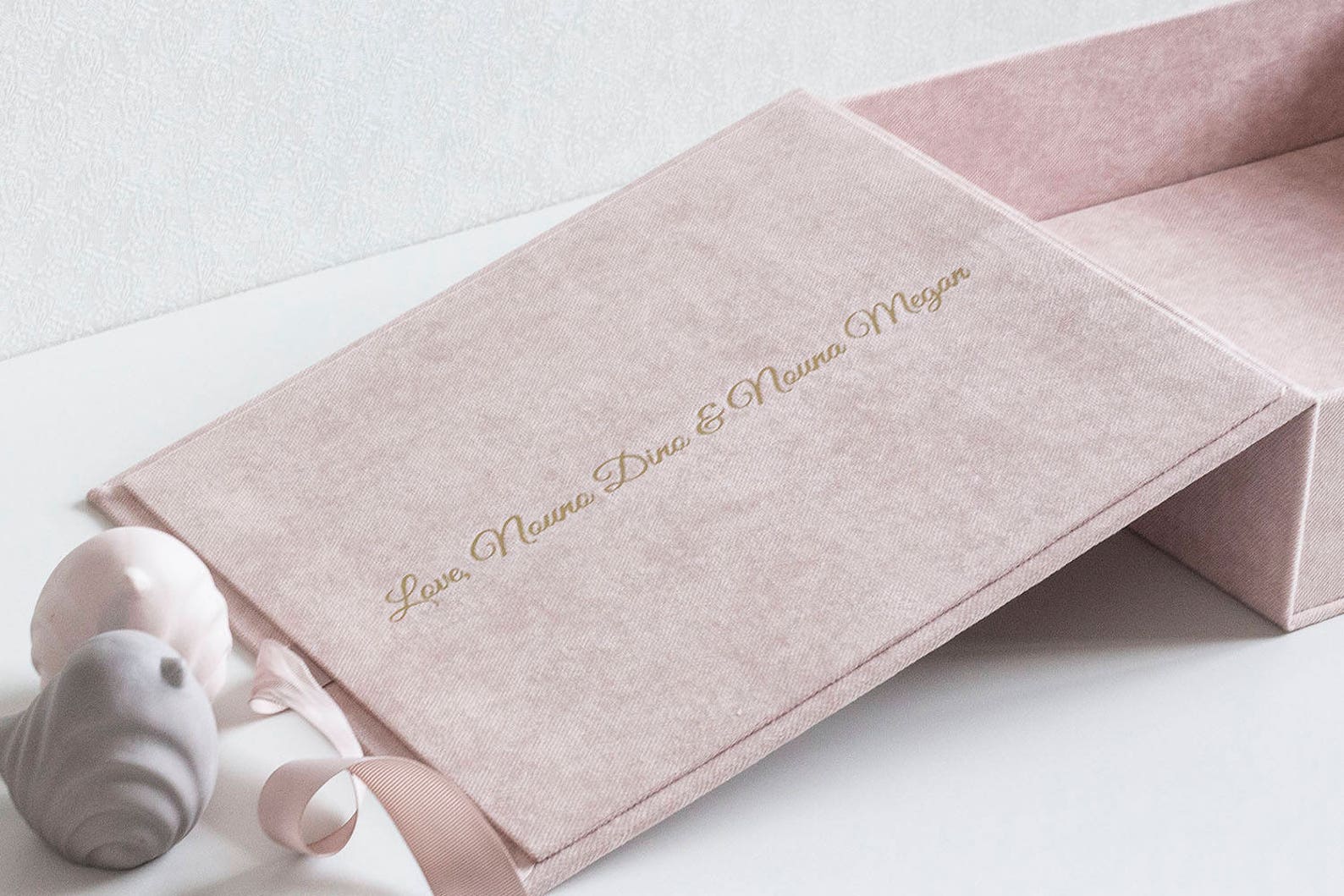 Navy Large Memory Box With Gold Lettering Time Capsule Box - Etsy