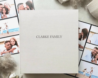 Personalized Family Photo Album: Custom Couple Memory book, Valentine Gift
