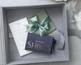 Personalized Wedding Keepsake Box: Custom Photo Album Memory Box, Original Birthday Gift