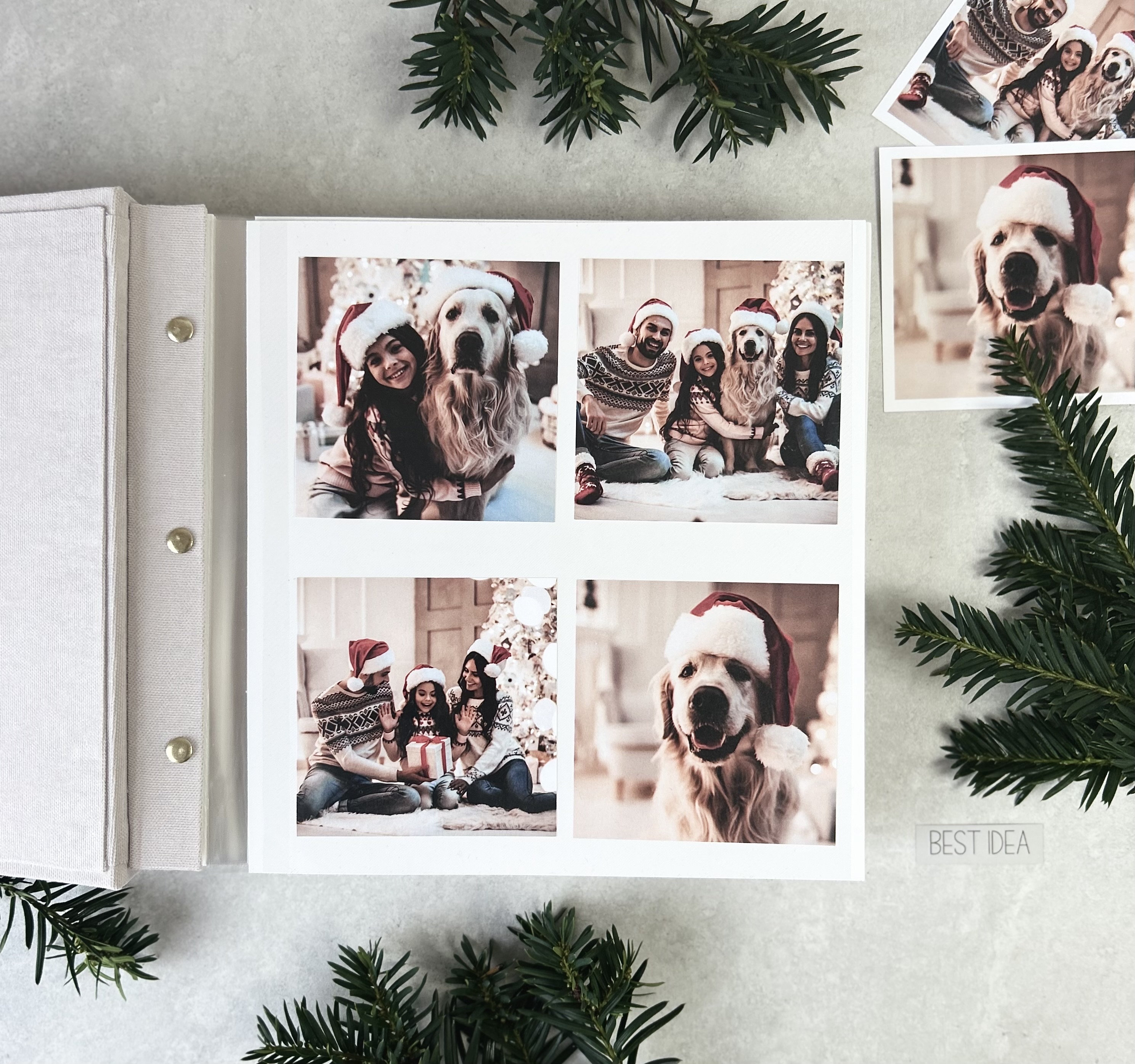 Personalized Photo Album Mountain Adventure Gift for Couple Travel